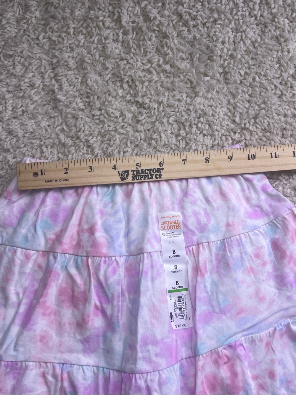 GIRLS JUMPING BEAN SCOOTER SKIRT SZ 8 NWT - Picture 3 of 8